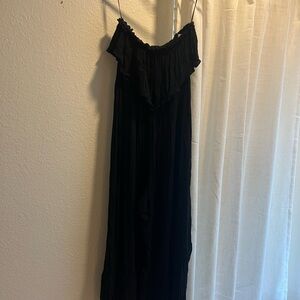 Women’s Black strapless jumpsuit